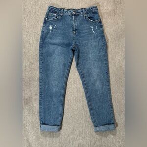 Classic Blue Women's Boyfriend Jeans